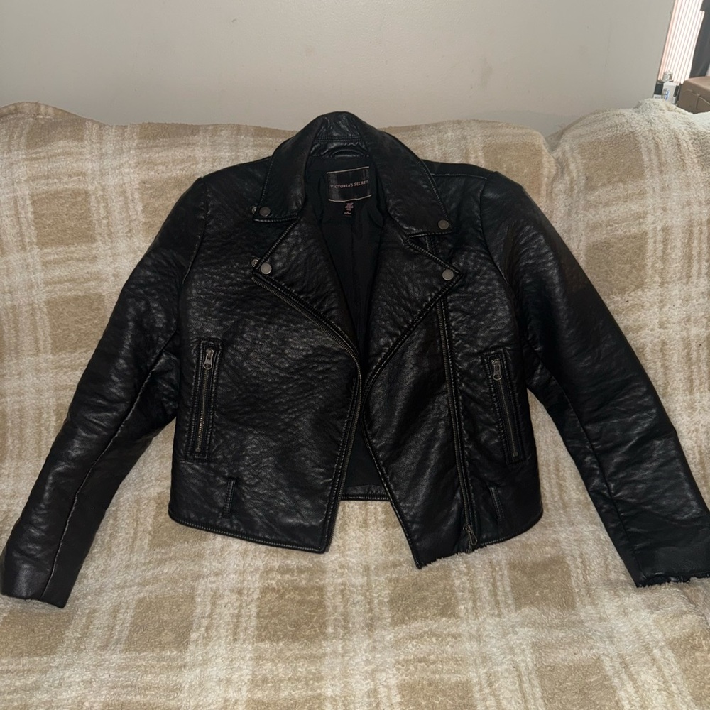 Victoria's Secret Black Leather Jacket